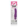 Waterproof Power Stud Curvy Dong - Purple