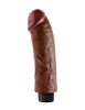 King Cock 8-Inch Vibrating Cock - Brown