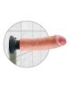 King Cock 8-Inch Vibrating Cock - Light