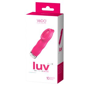 Luv Plus Rechargeable Mini Vibe - Hot in Bed Pink