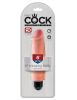 King Cock 6 Inch Vibrating Stiffy - Light