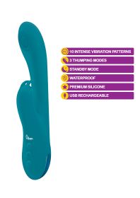 Razzle - Ocean - Rechargeable Thumping G-Spot  Rabbit