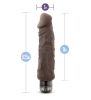 X5 Plus - Hard on Vibrating 9 Inch Dildo - Brown