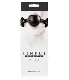 Sinful Ball Gag - Black