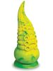 Alien Nation Octopod Silicone Rechargeable  Vibrating Creature Dildo - Yellow and Green