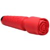 Pleasure Rose 10x Silicone Wand With Rose  Attachment - Red