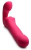 Mighty-Thrust Thrusting and Vibrating Strapless  Strap-on With Remote  - Pink