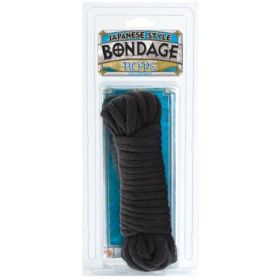 Bondage Rope - Cotton - Japanese Style - Black